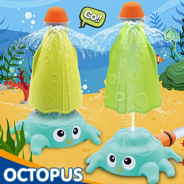 Kid Bath Toy Summer Outdoor Game Toys 360 Degree Rotation Garden Air Lift Off Water Spray Sprinkler Toys for Kids view 3