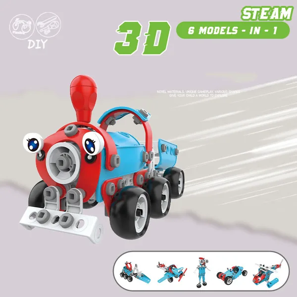 New 142pcs Kids Stem Toys Educational Stem Building Blocks Toy Diy Building Kit view 5