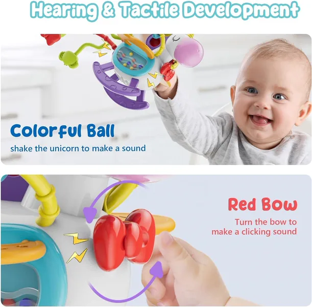 Baby Sensory Toys Educational Early Learning Baby Busy Boxes Unicorn Early Educational Toys view 2
