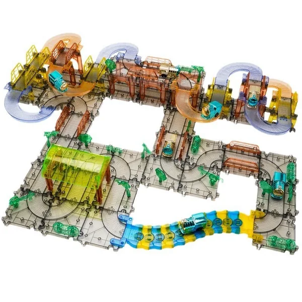 Factory New RC Race Car Electric Train ABS Educational Puzzle Assembly Track Set for Kids 2-4 & 5-7 Years view 6