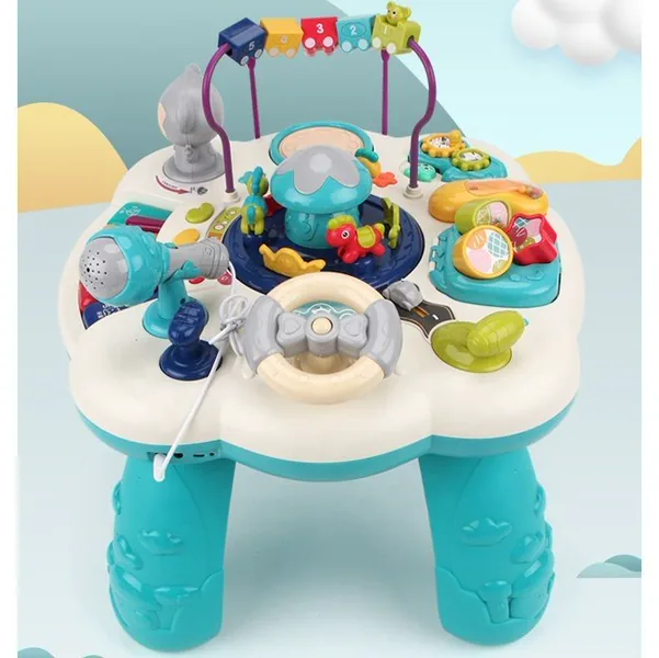Baby Learning Game Table Busy Board for Family Fun Electric Function Developing Educational Toy view 4