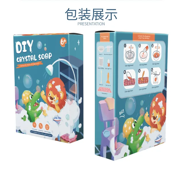 CPS DIY Soap Painting Set Pretend Play Toy Stem Science Kit DIY Educational Toys view 6