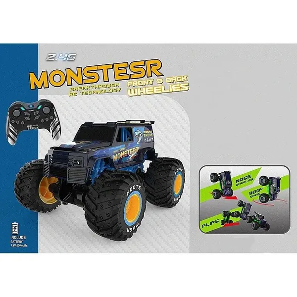 New Latest 2.4G Standing Stunt RC Car 360 Rotating 1/10 Scale Driving Flip Stunt Drift Monster Remote Control Car Toy view 6