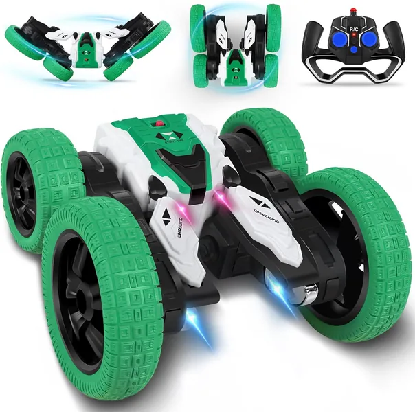 Stunt RC Car Double-Sided Rotation 360 Flips 4WD Electric Remote Control Car Indoor Outdoor Car Toy view 2
