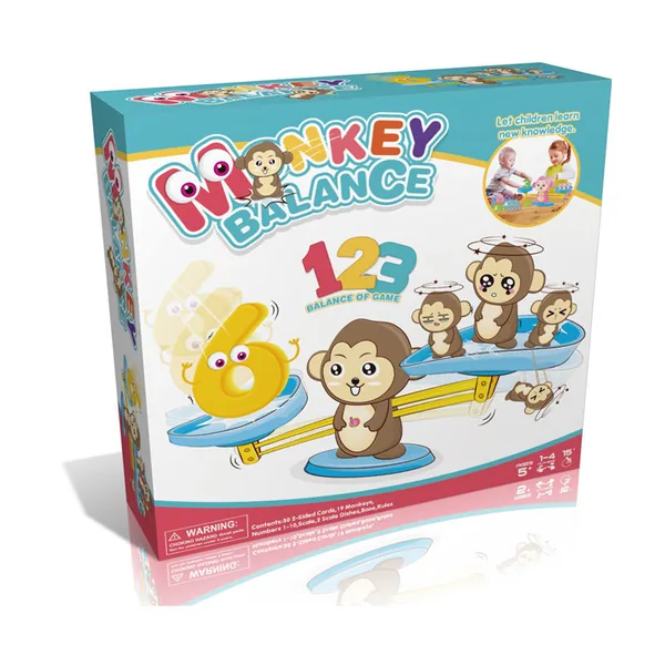 Discount Offer Monkey Number Balance Math Toys Educational Game Early Math Teaching Tool Counting Toy for Kids Learning view 4