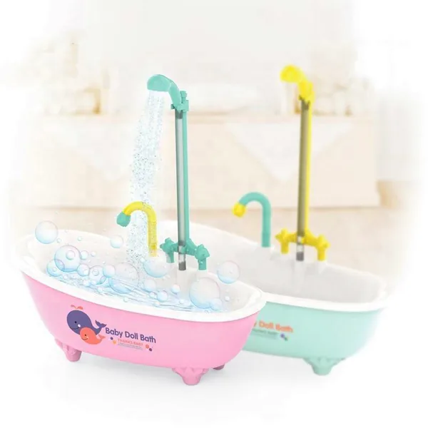 Kid Bath Toy Pretend Doll Toy Water Game Electric Shower Bathtub Kid Bath Toy for Kids