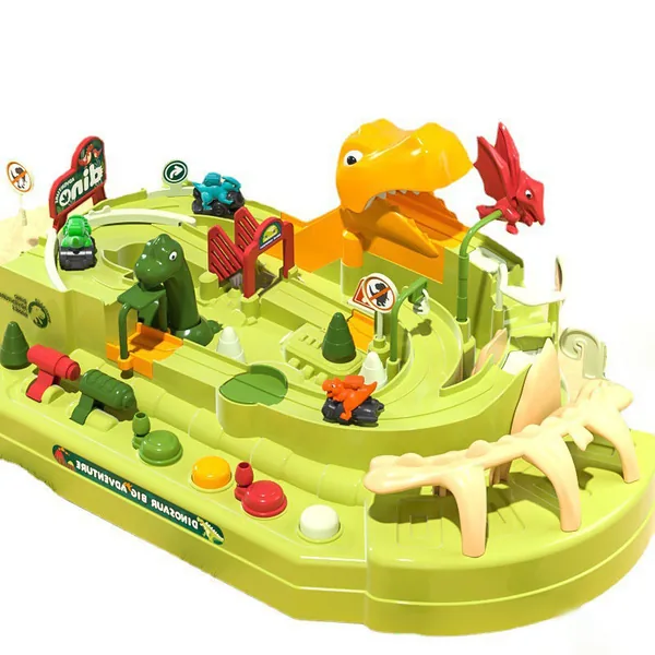 Dinosaur Adventure Game Toy Racing Puzzle Track for Kids Educational Playing view 5