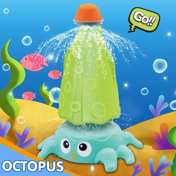 Kid Bath Toy Summer Outdoor Game Toys 360 Degree Rotation Garden Air Lift Off Water Spray Sprinkler Toys for Kids view 5