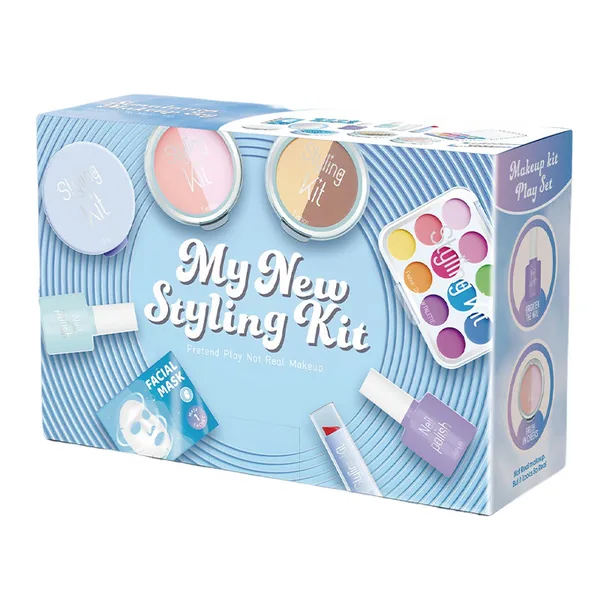 Princess Cosmetic Set Toys Kids Makeup Kit for Girls Plastic Beauty Vanity Pretend Play Set view 5