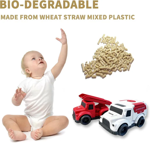 Fire Truck BPA Free Trucks Toys for Toddlers Dump Truck Outdoor Toy Cars for Kids view 2