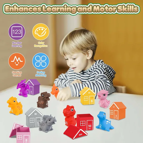 Dinosaur Bath Toy Soft Toys Animals Set Montessori Educational Toys 2023 for Toddlers Kids Boys Girls Gifts view 5