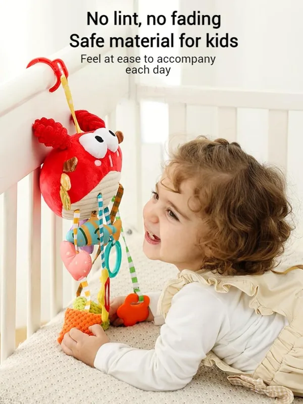 Baby Educational Toys Montessori Soft Cloth Cube Fabric Sensory Activity Cloth Block for Kids view 3