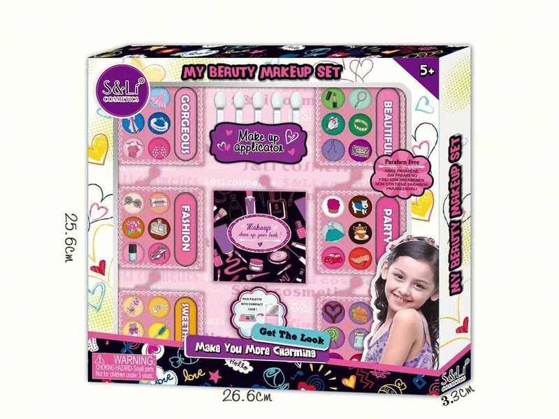 Children Makeup Kit Kids Nail Art Set Suppliers Kids Art Set Manufacturers Fashion Nail Polish Makeup Pretend Play Toy view 2