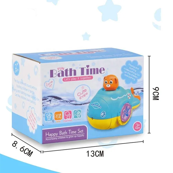 Kid Bath Toy Summer Bathing Toy Bathroom Water Spray Floating Boat Submarine Swimming Bath Toy for Kids view 6