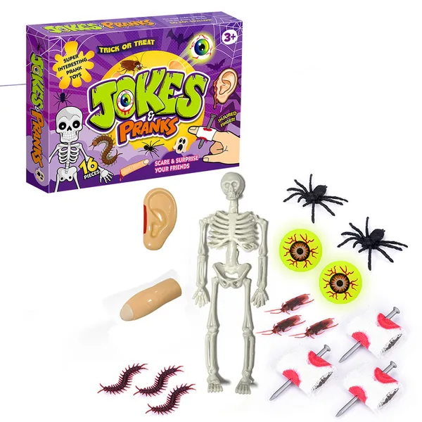 Prank Kit Funny Gag Gifts Joke Box Practical Jokes Perfect Party Favors 16 PCS Pranks for Kids April Fools Novelty Toys view 7