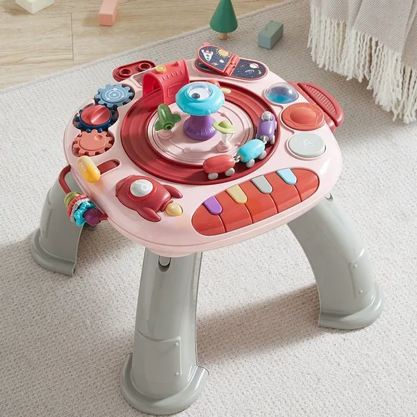 Mother Kids Toy Learning Game Table for Multi-function Busy Board for Baby Playing Fun with Family view 2