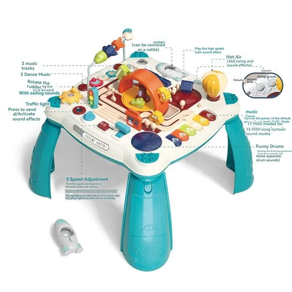 Electric Baby Learning Game Table Busy Board for Family Fun Developing Educational Toy view 2