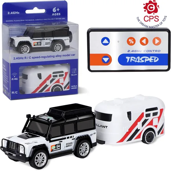 Mini Alloy Off-Road Remote Control Car for Kids 164 Scale 2.4Ghz Adjustable Speed Mini RC Car