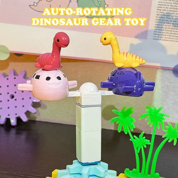 Dinosaur Toy Electronic Building Blocks Toy Set 42PCS with Sound and Light view 3