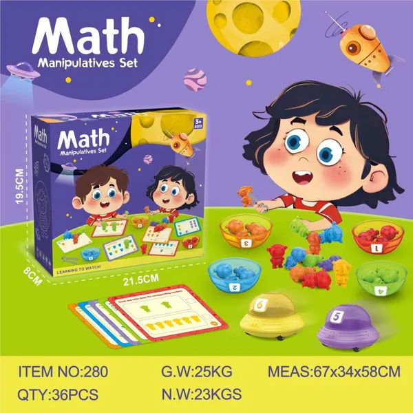 CPS New Arrival Space Early Educational Kids Learning Color Sorting Toy Color Matches Game