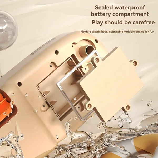 Kid Bath Toy Automatic Bubbles Maker Bathtub Bubble Bath Toys with Shower Head for Kids view 3