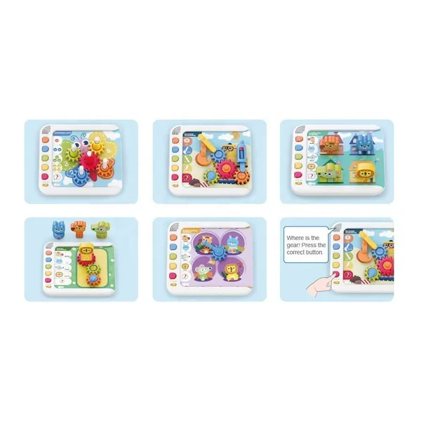 Baby Early Educational Toys Multifunctional Portable Montessori Exploration Learning Machine for Children view 3