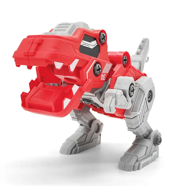 Wholesale Dinosaur Plastic Toys STEM Take Apart Dinosaur Toys with Drill Construction DIY Transformable T-Rex Building Toy view 3