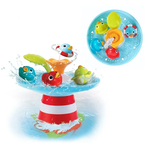 Baby Bath Toys Floating Kid Bath Toys Sprinkler Duck Toys Musical Shower Play Set for Kids view 5