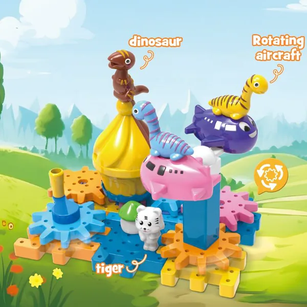 36PCS Toy Animals Building Blocks Toy Set for Children Education Toy ABS Material view 2