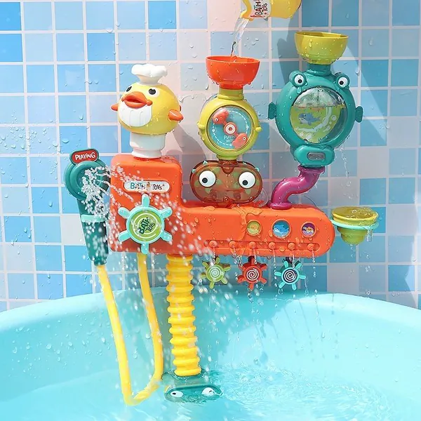 Kid Bath Toy Animal Water Spray Bathroom Toys Waterfall Shower Bath Toys for Kids