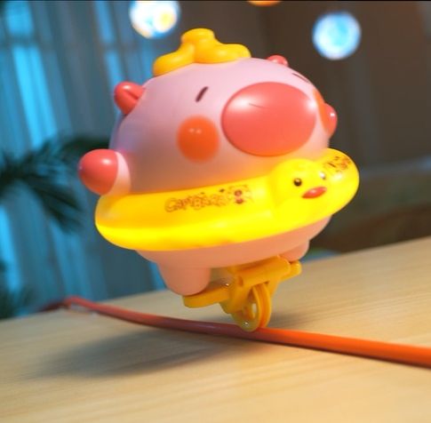 Factory Hot Selling Light-up Balanced Capybara Unicycle Tumbler Electric Track Toys view 2
