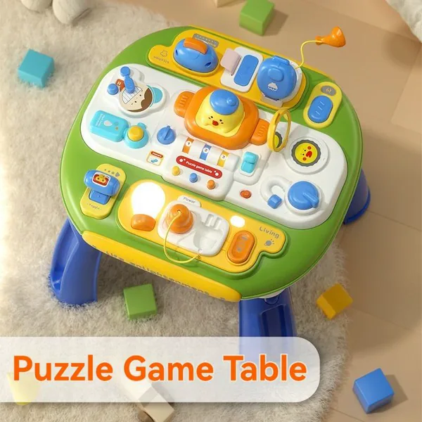 Multi-function Baby Learning Game Table Busy Board for Educational Toy Busy Board Musical Function view 4