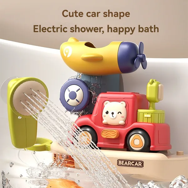 Kid Bath Toy Automatic Bubbles Maker Bathtub Bubble Bath Toys with Shower Head for Kids view 4