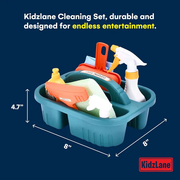 Kids Toddler Cleaning Set Pretend Play Toy House Cleaning Tool Toys for Toddlers view 2