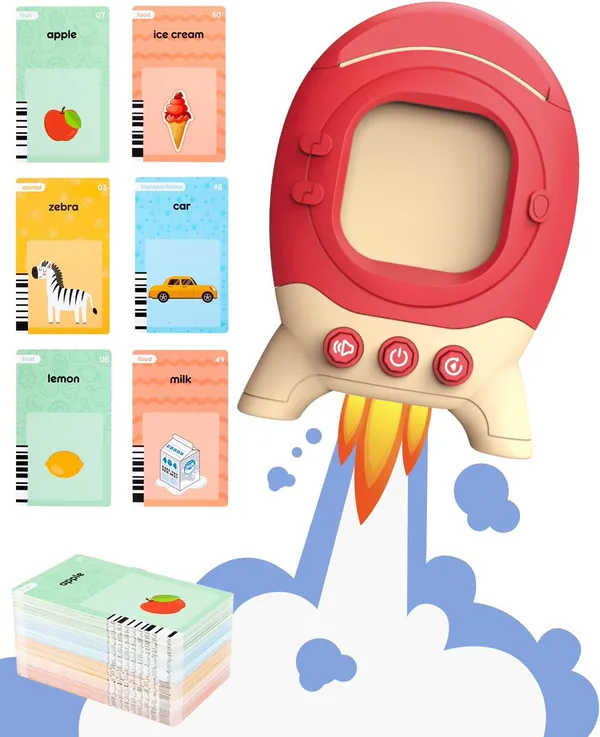 Early Childhood Educational Plastic Flash Cards Kids' Language Learning Device with Word Playing Features for Studying view 6
