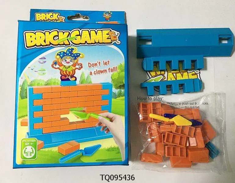 Kids Toy the Wall Game Pushing Out Bricks Children Funny Gag Toys Novelty Gifts English Version view 2