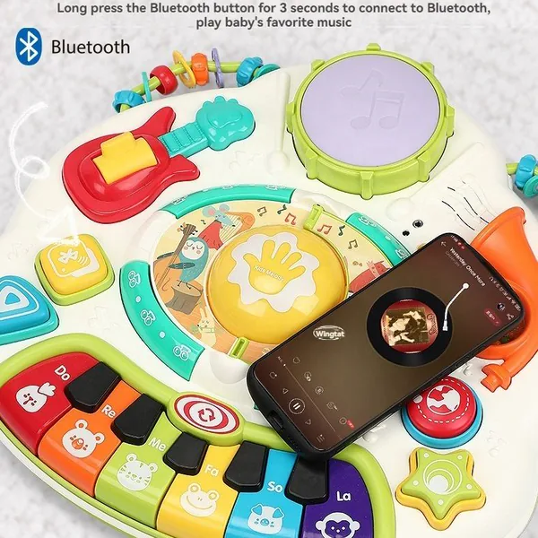 Multi-function Learning Table for Baby Educational Busy Board with Connect Phone Function view 4