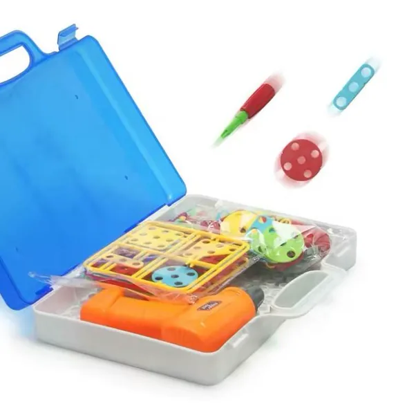 2024 Children's Educational Toys DIY Electric Drill Screw Puzzle Toy Set Plastic