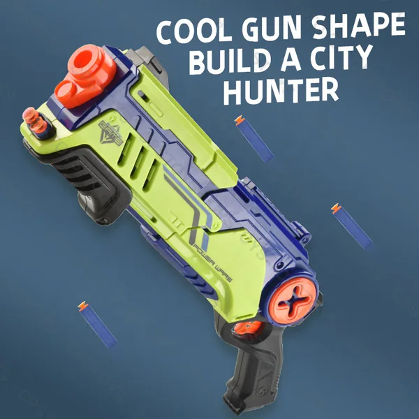 Discount 2 in 1 Blaster With Soft Bullet Gun Kids Toy Gun Foam Blaster Soft Bullet Toy Splatter Gun view 2