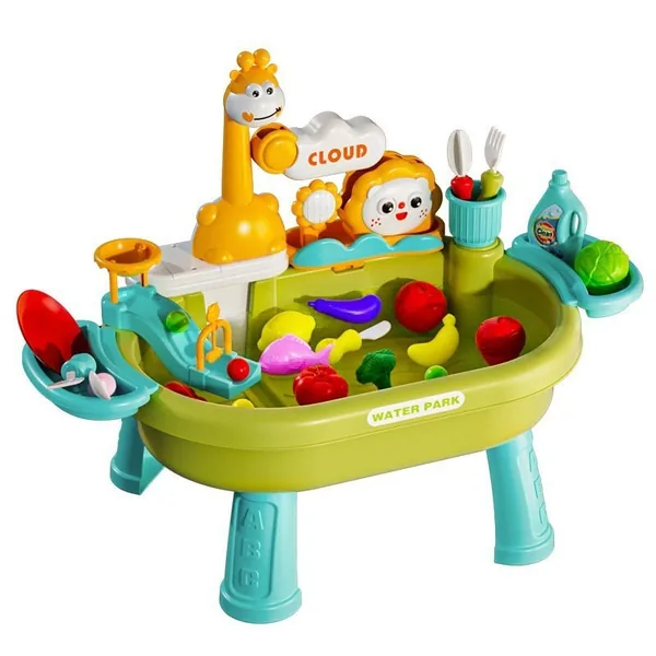 Educational Children's Electric Dishwasher Pretend Play Water-Recirculating Multi-Functional Water Toy