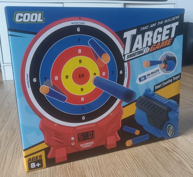 Hot Selling Kids Toy Gun Shooting Target Set Electronic Digital Scoring Targets with Soft Bullet Made of Durable Plastic view 5