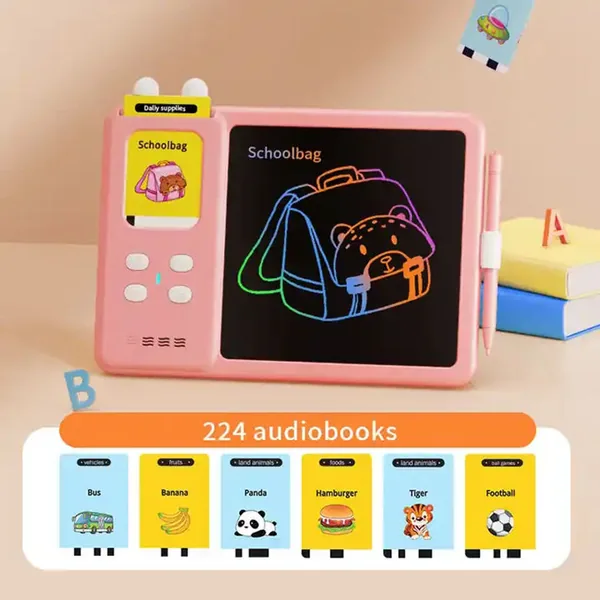 Hot Sale Kids Preschool Educational Plastic Toys 112 224 Sight Words Talking Flash Cards Animal Emotion Sight Words Games view 6