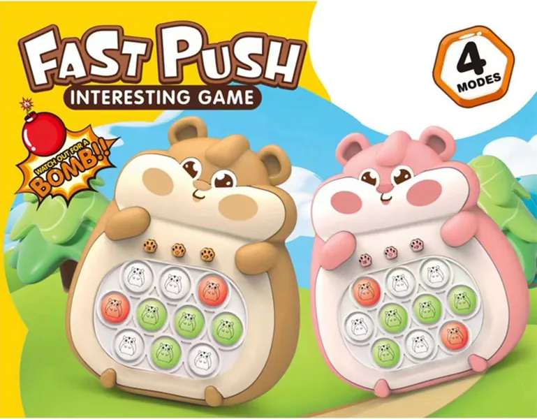 New Factory Price Quicks Pop Bubble Electronic Whack a Mole Relieve Stress Console Sensory Fast Push Puzzle Game for Kids