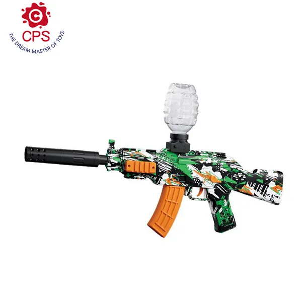 Soft Bullet Gun Blaster AK47 Automatic Water Gun Electric Gun view 2