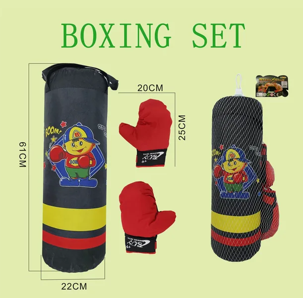 2024 New Indoor Outdoor Sport Toy Boxing Bag and Gloves Boxing Set Summer Entertainment Toys for Kids view 5