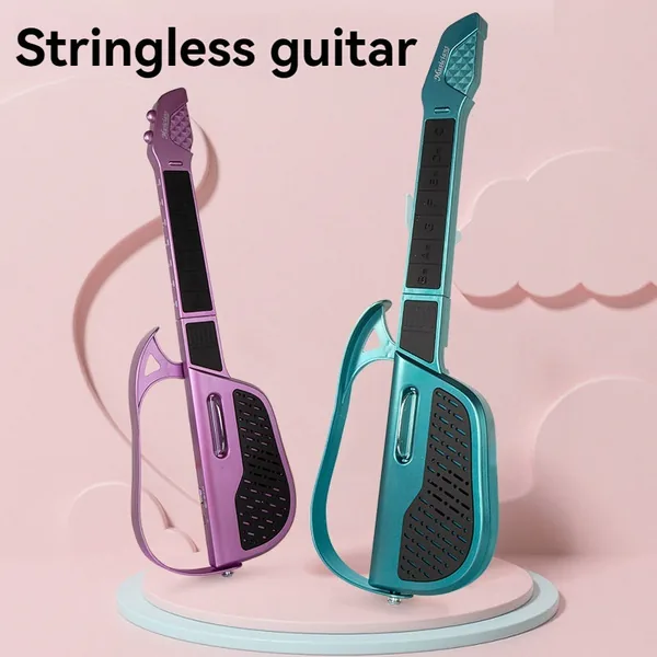 Stringless Smart Guitar Hundreds of Instrument Sounds Toy Guitar Musical Instruments for Kids Quick-Learn for Adults view 2