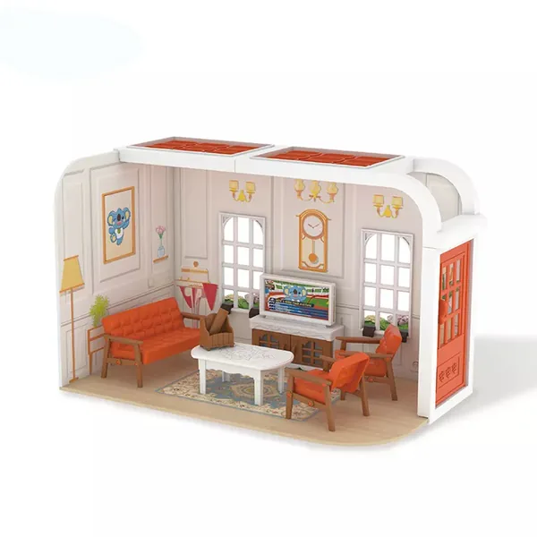 Diary Diy House Toy Kids Educational Toys Wholesale Miniature Furniture TOYS Diary DIY House Kit for Kids Gift view 3
