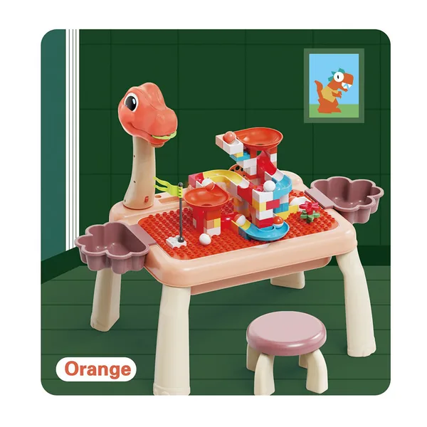 Dinosaur Projection Block & Model Building Block Tables Toys Sets view 2