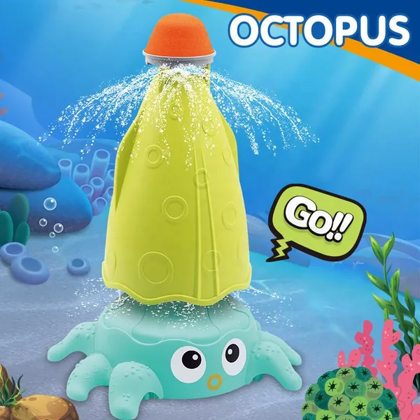 Kid Bath Toy Summer Outdoor Game Toys 360 Degree Rotation Garden Air Lift Off Water Spray Sprinkler Toys for Kids view 2