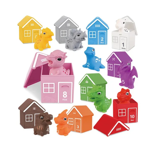 Dinosaur Bath Toy Soft Toys Animals Set Montessori Educational Toys 2023 for Toddlers Kids Boys Girls Gifts view 2